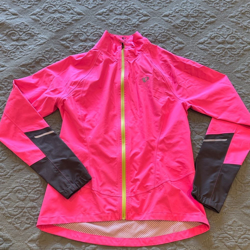Pearl Izumi Women's Neon Pink and Black cycling Jacket